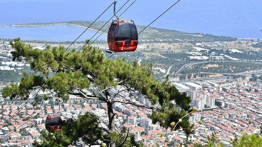İzmir’de yangın riski nedeniyle teleferik 1 hafta daha kullanılmayacak