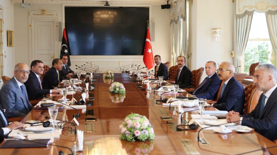 Türkiye ve Libya heyetleri arasında görüşme