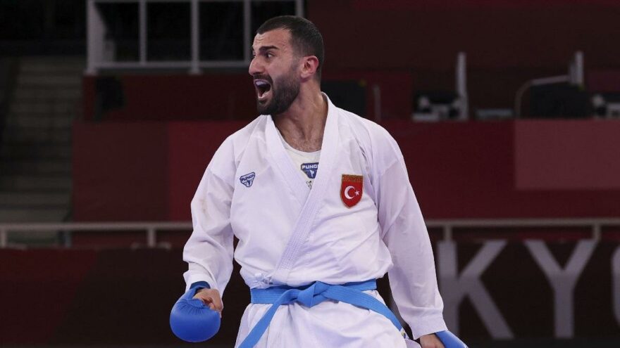 Milli karateci Uğur Aktaş madalyayı garantiledi | 2020 Tokyo Olimpiyatları