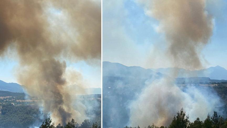Kaş’taki orman yangını kontrol altına alındı