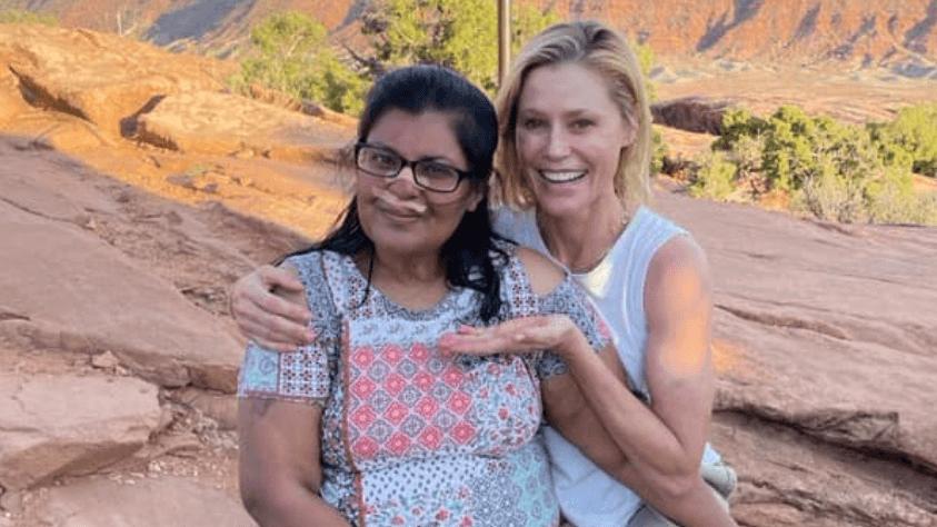 Bayılan yürüyüşçüye Modern Family oyuncusu Julie Bowen yardım etti