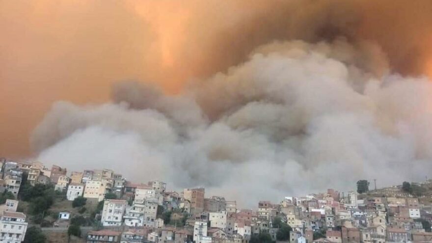 Cezayir’de yangın 14 eyalete sıçradı: Ölü sayısı artıyor