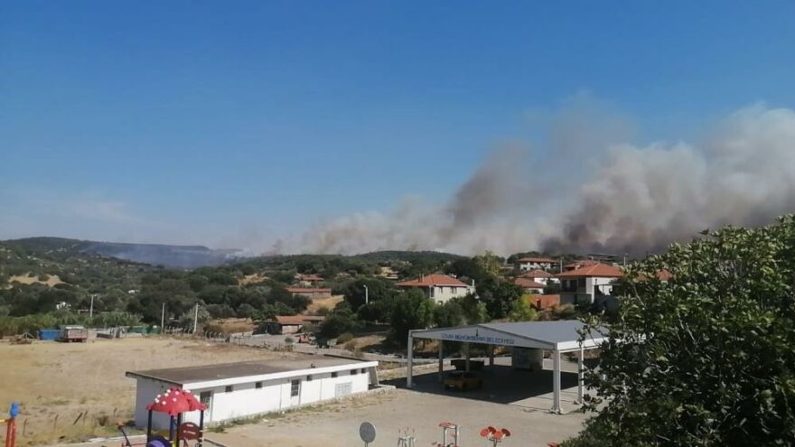 Foça yangını kontrol altına alındı