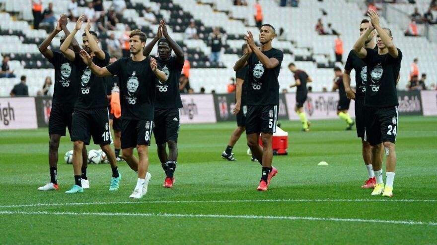 Beşiktaşlı futbolcular, Süleyman Seba tişörtüyle sahaya çıktı