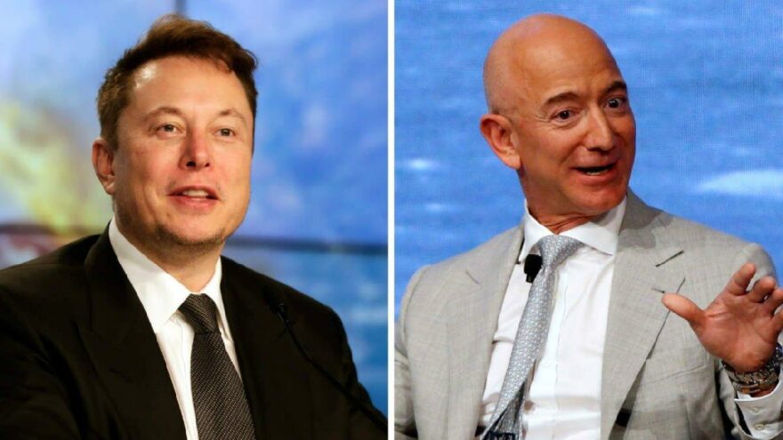 Elon Musk, Jeff Bezos ile alay etti