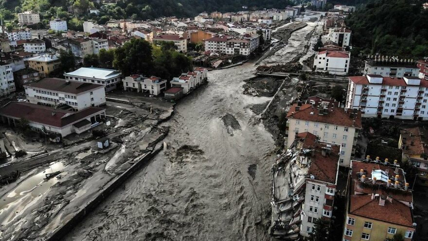 Deprem değil sel…