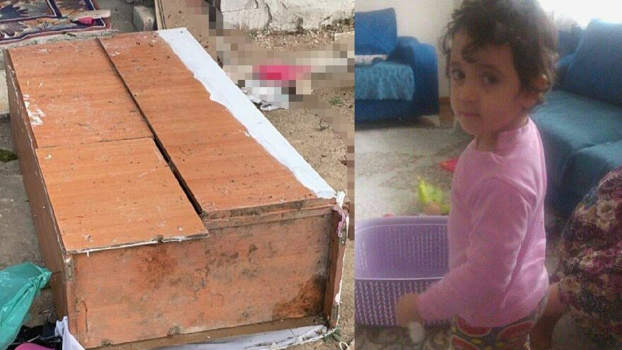 Devrilen dolabın altında kalan minik Kumsal, feci şekilde can verdi
