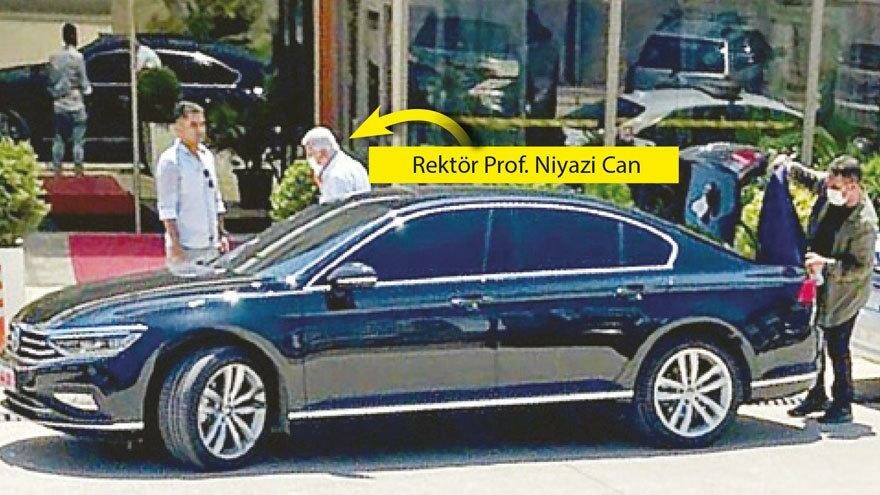 Rektör, bir ziyaret için makam aracı istemiş!