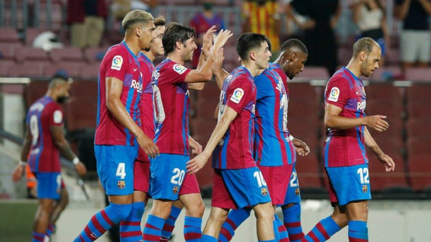 Barcelona Messi’siz ilk maçında gol yağdırdı! Braithwaite yıldızlaştı