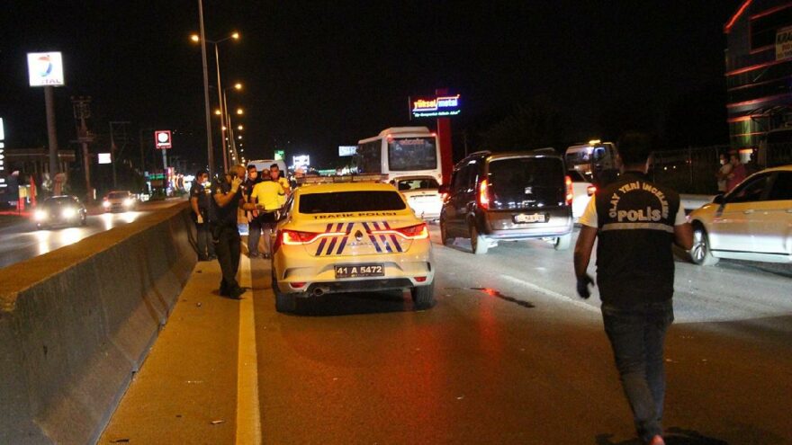 Üst geçidi kullanmadı canından oldu