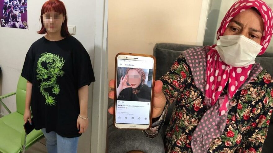 Kanserli annenin kayıp kızı polis tarafından bulundu