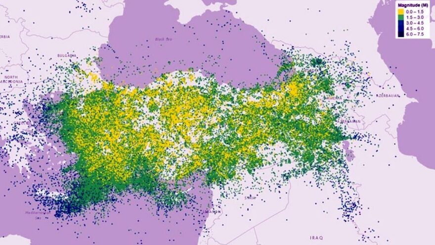 Türkiye’de son 10 yılda 279 bin 357 deprem oldu: İlk sıralarda Van, Muğla ve Manisa var