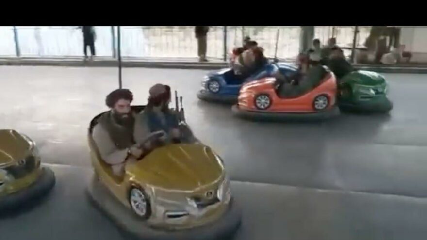 Lunaparkı ele geçiren Taliban’ın şaşkına çeviren görüntüleri ortaya çıktı