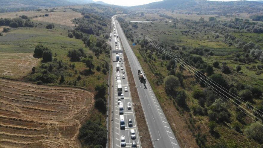 TEM’in Ankara yönü trafiğe kapatıldı