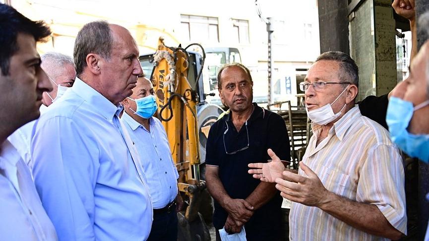 Muharrem İnce, Bozkurt’ta felaketi yerinde inceledi
