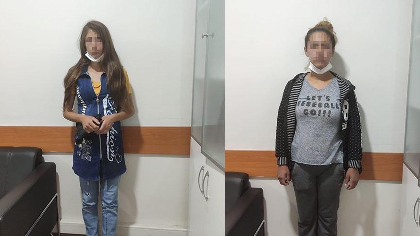 Biri hamile iki hırsız eve girip kumbara çaldı