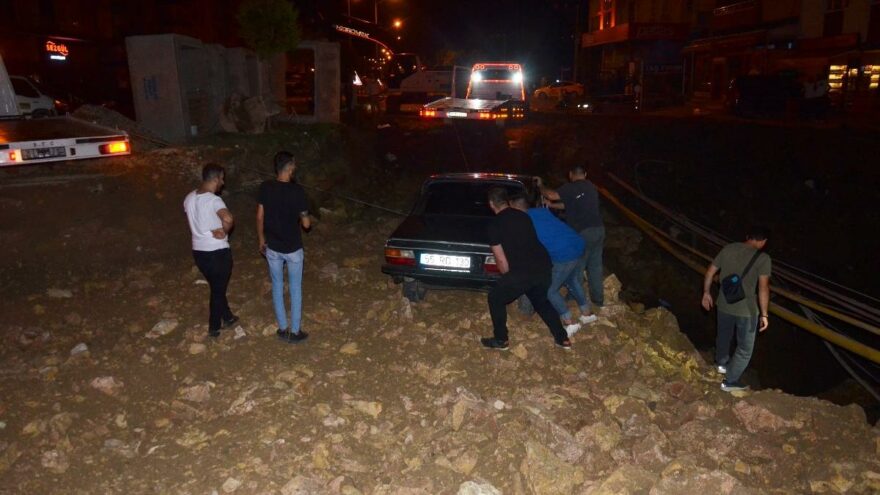 Ordu’da faciadan dönüldü: Kaza yapan otomobil doğal gaz borusunu patlattı