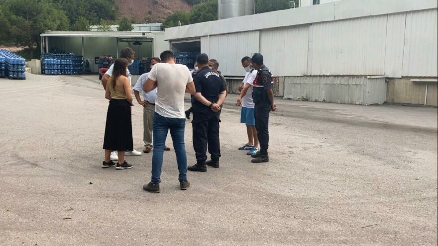 Şile’de kaçak su dolum tesisine operasyonu
