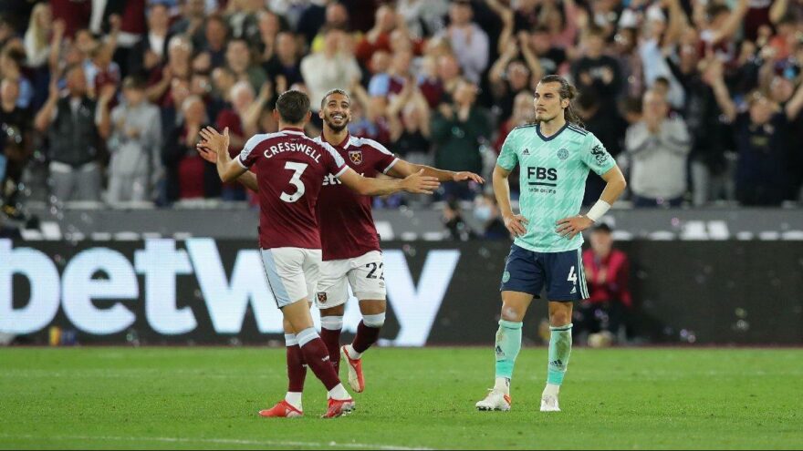 West Ham United-Leicester City maçında 5 gol! Çağlar Söyüncü’den inanılmaz hata