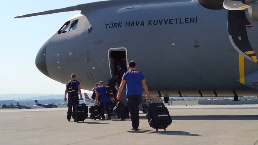 ‘Koca Yusuf’ Haitili depremzedeler için havalandı