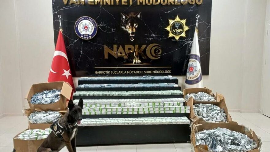 593 bin 150 adet sentetik ecza ele geçirildi