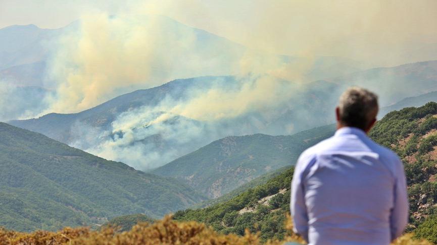 Tunceli’de aynı bölgede yine yangın çıktı