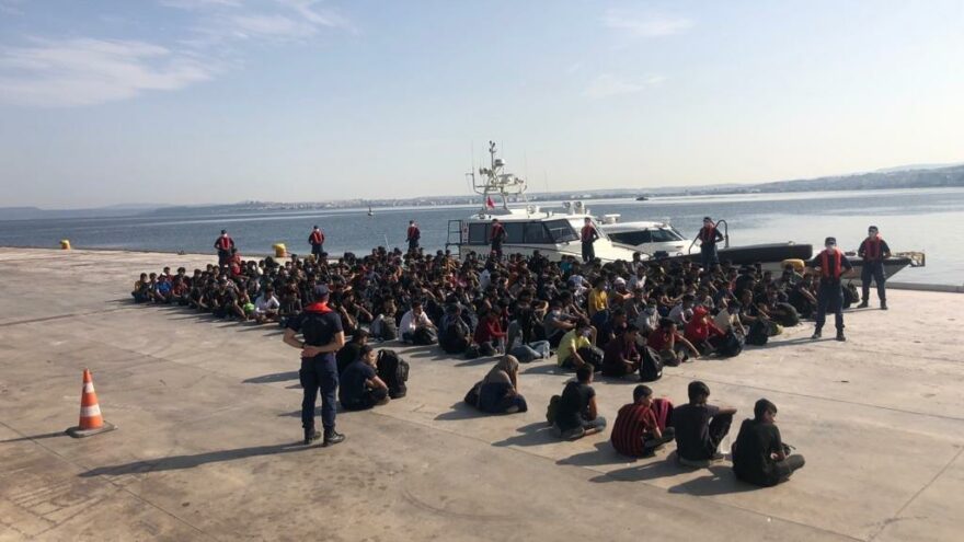 Çanakkale Boğazı’nda 204 kaçak göçmen yakalandı