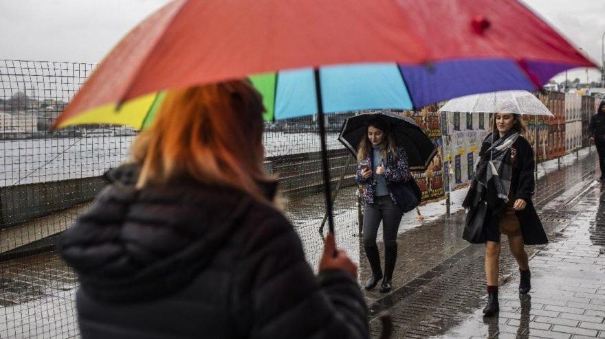 İstanbul ve çevresine sağanak yağış uyarısı