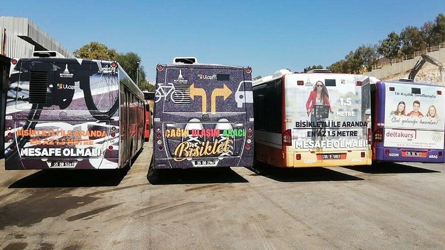 İzmir’de bisikletliler için farkındalık kampanyası