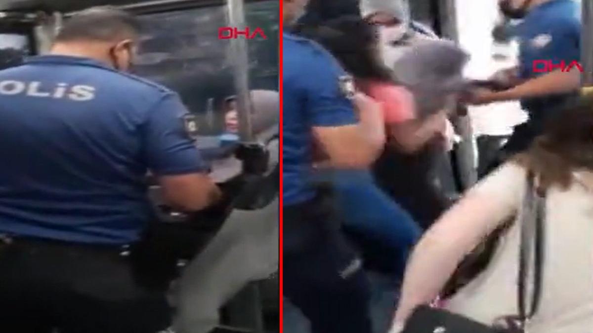 Maske karşıtı kadın bu kez İETT otobüsünü karıştırdı Sözcü Gazetesi