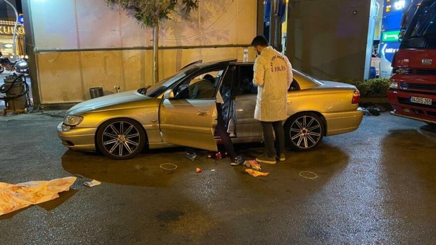 Maltepe’de park halindeki araca silahlı saldırı