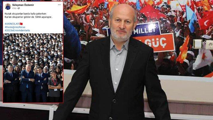 AKP’li başkandan büyük tepki çeken ‘Nutuk’ paylaşımı