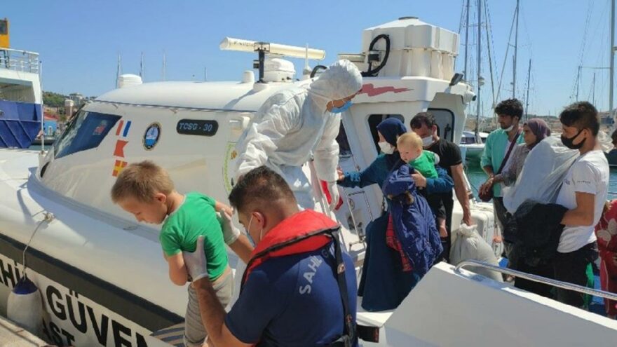 Aralarında çocuklar da vardı! 172 kaçak göçmen kurtarıldı