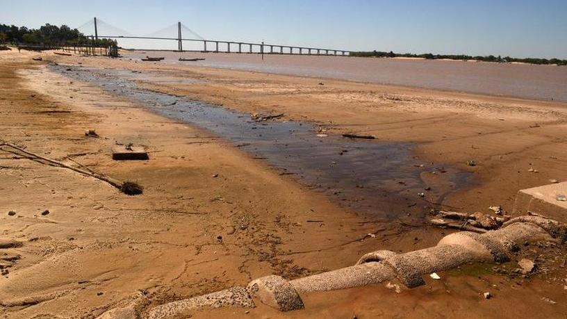 Parana Nehri’nde su seviyesi 77 yılın en düşük seviyesinde