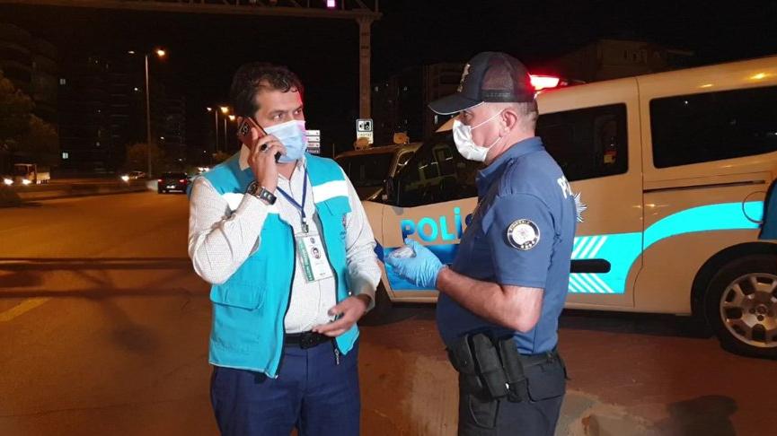 Karantina süresinin bitmesine kısa bir süre kala denetimde yakalandı