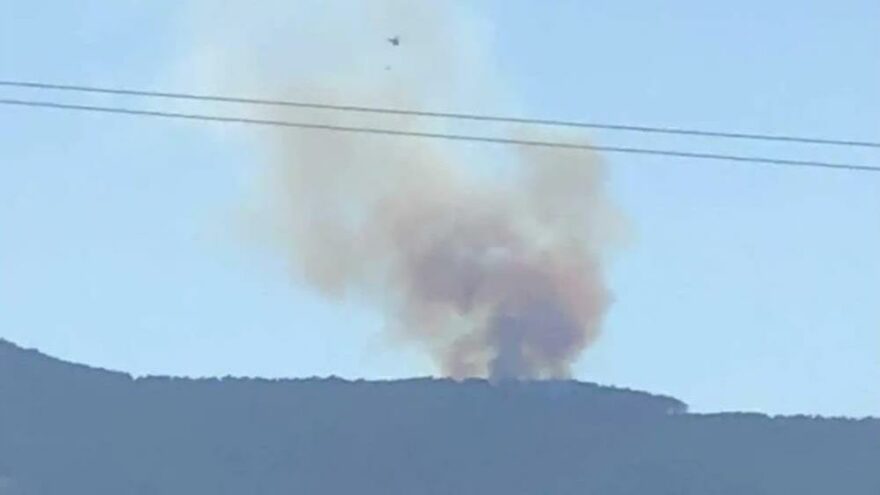 Ormanlık alanda başlayan yangın kontrol altına alındı