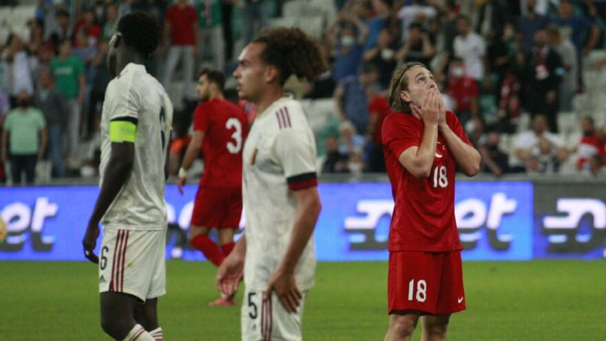 Türkiye U21 Milli Takımı Belçika’ya farklı mağlup oldu