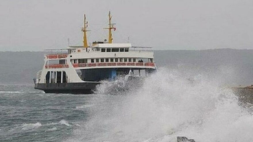Feribot seferleri iptal edildi