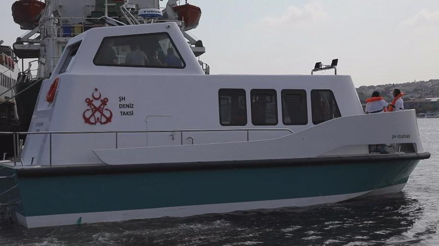İstanbul’da ‘deniz taksi’ler ay sonunda hizmete giriyor