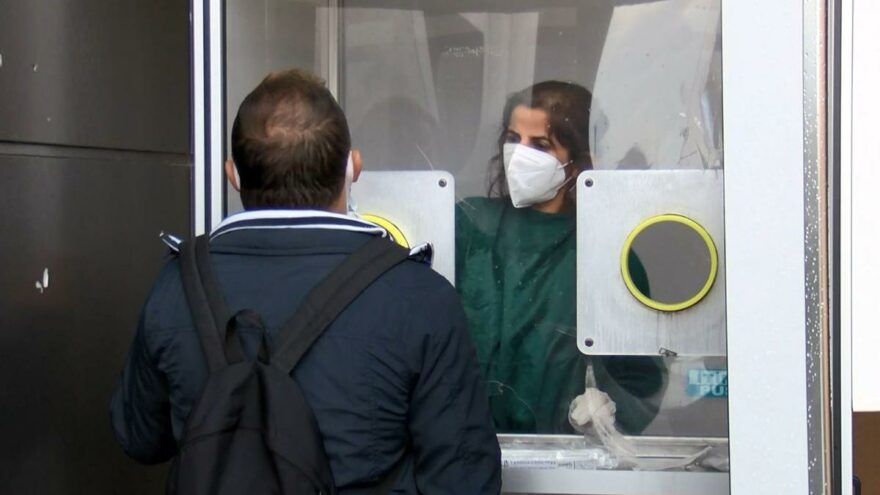 Hastanelerde PCR testi yoğunluğu
