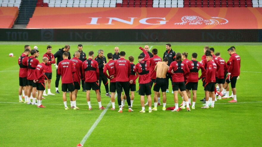 Türkiye A Milli Futbol Takımı Hollanda maçına hazır