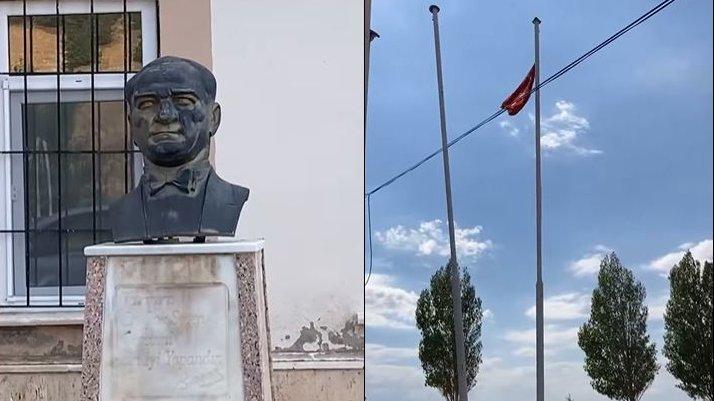 Skandal iddia: Milli Eğitim Müdürü bayrağımıza ‘bez parçası’ dedi