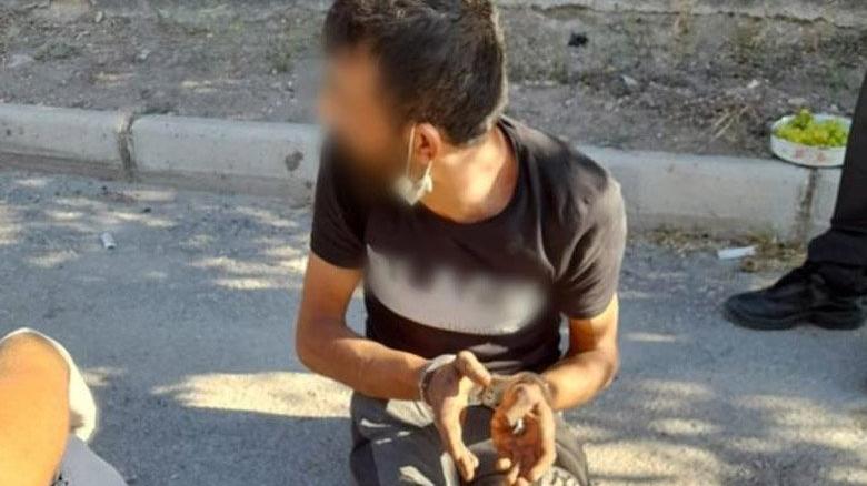 Polise bıçak çekti, bacağından vurularak etkisiz hale getirildi