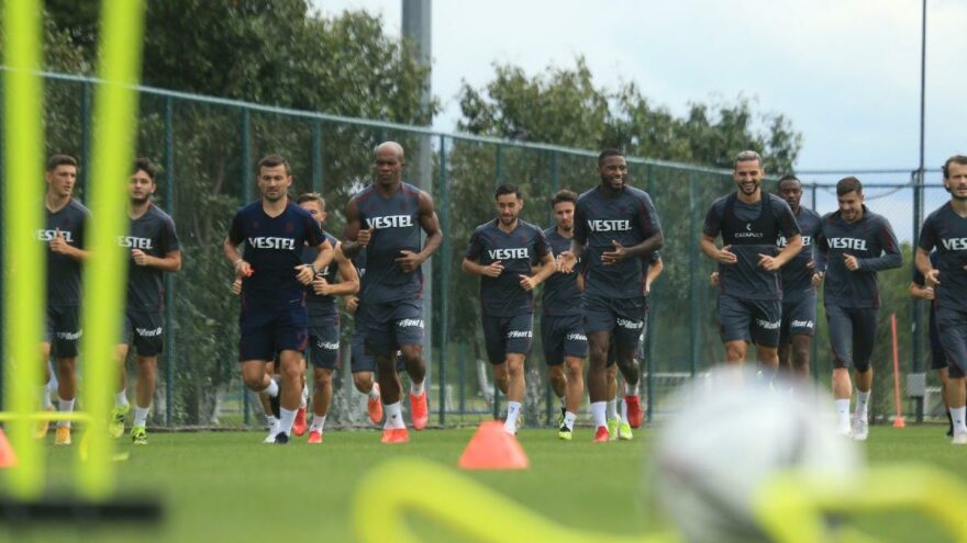 Trabzonspor, Galatasaray maçı hazırlıklarını sürdürdü