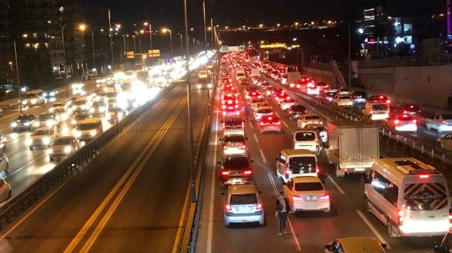 İstanbul’da trafik yoğunluğu