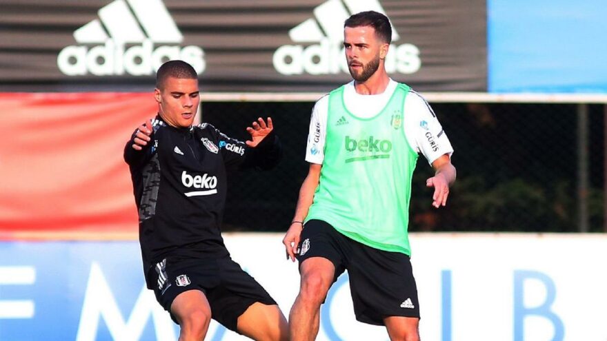 Beşiktaş’ta Pjanic ilk antrenmanına çıktı