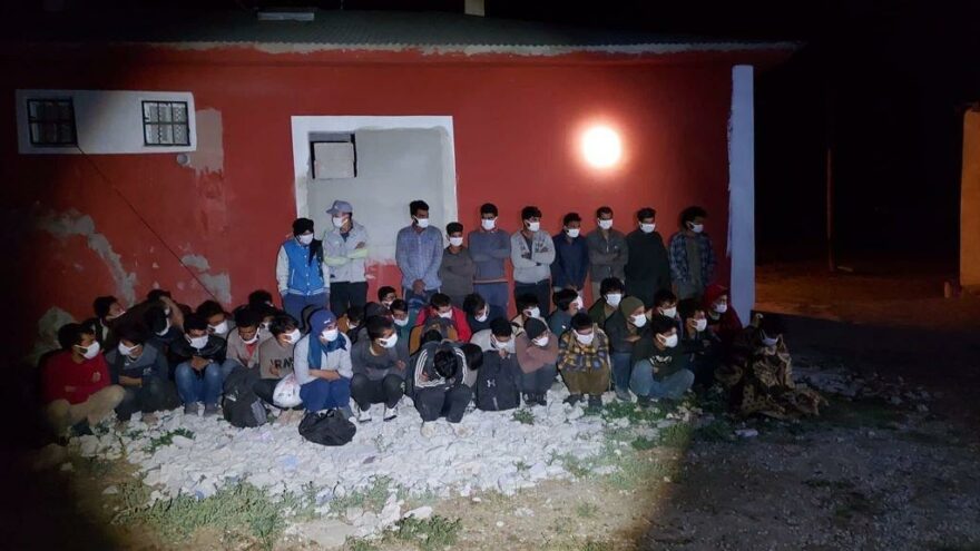 Bodrumda 46 kaçak göçmen yakalandı