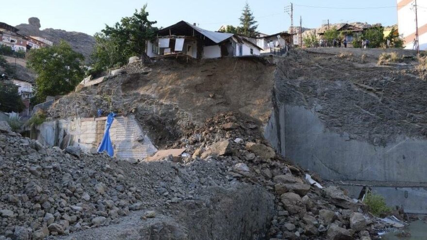 Gümüşhane’de göçük