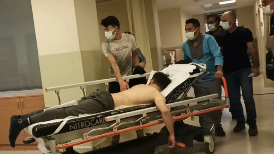 Üzerine sülfürik asit dökülen işçi ağır yaralandı