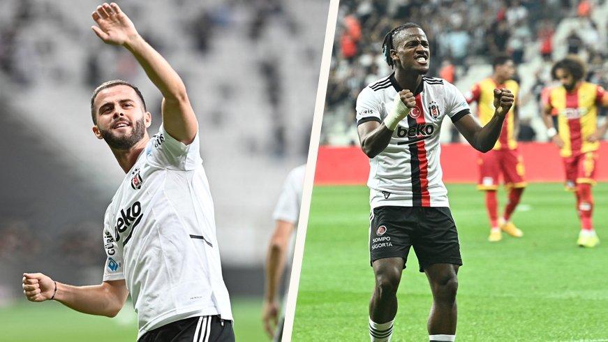Beşiktaş’ın yıldızı Miralem Pjanic müthiş başladı, Batshuayi açılışı yaptı!